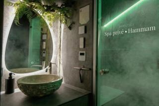 Suite Luxe Eden - Hammam Privé et Cinéma Immersif - Expérience unique - Roanne - 8