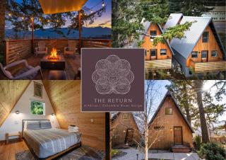 4 A-Frame Cabins - 2 Outdoor Private Soaking Tubs - 8