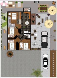 Mid Century Boho Casita - 3BR 2BA - Spacious yard - 2