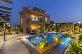 Skyza Farms 3 BHK Snehzy Villa with Private pool, Gazebo and Garden - 0