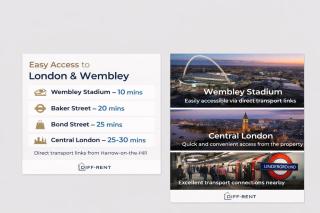 Diff-Rent Studios with gym & Fast Access to Central London & Wembley - 3