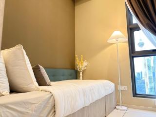 7 paxs 2Room walking distance Jalan Alor Bukit Bintang Infinity Pool KL Tower View Near LRT MRT Plaza Rakyat - 8