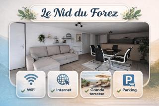 ''Le Nid du Forez'' appartement 2 chambres , parking gratuit ,terrasse privative - 2