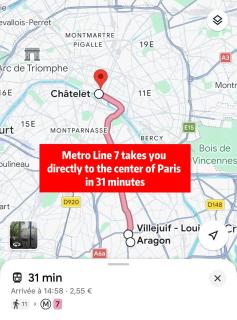 Paris maison-4min à Métro7-18min au centre de Paris - 9