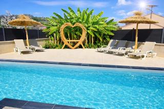 Sublime villa des Oliviers - Piscine chauffée, espace détente, Baby-foot, cuisine extérieure - proche d'Agen - 9