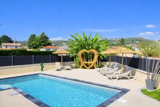 Sublime villa des Oliviers - Piscine chauffée, espace détente, Baby-foot, cuisine extérieure - proche d'Agen - 8