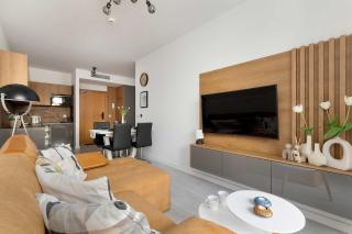 Klimatyzowany Apartament Art Lake z Parkingiem i Basenem by Noclegi Renters - 4