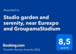 Studio garden and serenity, near Eurexpo and GroupamaStadium - Saint-Priest - 8