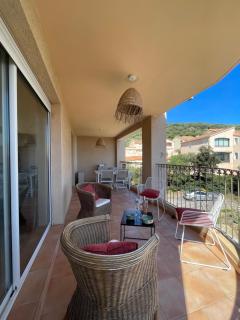 Superbe T2 avec grande terrasse et vue mer Résidence Isola Céleste - 5