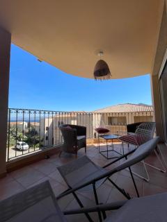 Superbe T2 avec grande terrasse et vue mer Résidence Isola Céleste - 6