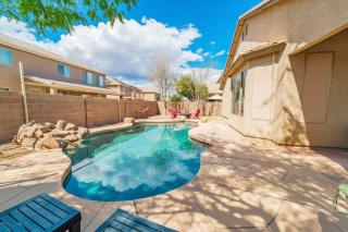 Desert Oasis King Bed PVT Pool Fire Pit-WiFI - 9