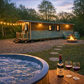 Roulotte de charme avec bain nordique et brasero - Autun, Morvan - 9