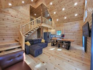 Log Cabin Game Room Hot Tub Close to Lake - 8