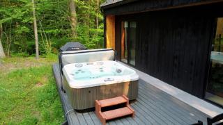 Scandinavian Chalet Games Hot TubSauna - 7
