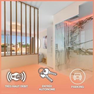 Love Nest Luxe - Terrasse - Design - Plage à pied - Parking - Village Naturiste - Cap d'Agde - 0