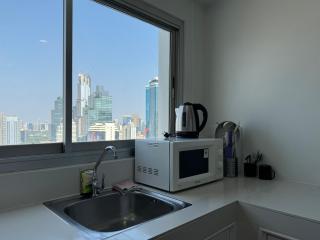 High Floor 2BR 1Bath Near BTS Night Market 5PAX - 9
