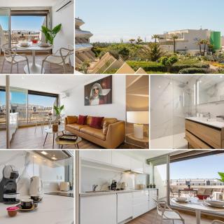 White&Sea - Appartement design terrasse parking Heliopolis - Village Naturiste - 9