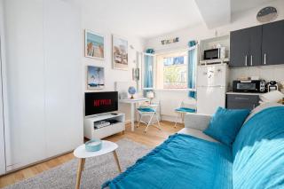 Studio Calme Centre-ville -5' Gare RER A-25' Paris - 5