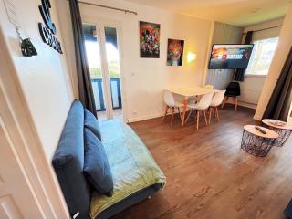 Parking Privée, Piscine chauffée et 2 balcons vu Golf de Deauville - 2