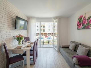 Sea Suite, 150 meters to Beach, Balcony, Parking, Lift, Porta Mare Leśne Tarasy - 8