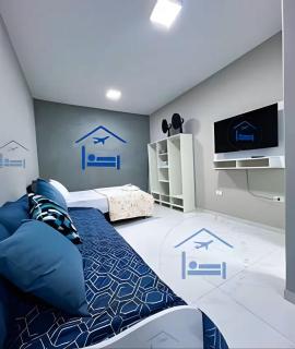 Estadia Perfeita com AC, Apto a minutos do Aeroporto Gru - 4