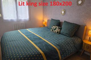 Appartement 1 chambre lit king size Arras Centre Parking privé - 9