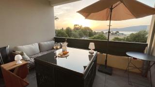 Studio vue mer Propriano - Terrasse sunset et plage à pied - 8