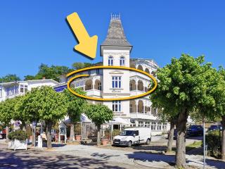 Hunde ohne Aufpreis - Fewo Hagemeister Sellin - Sauna im Haus - 6 Min zum Strand - 2 Traumbalkone - Privatparkplatz - Ostseebad Sellin - 4
