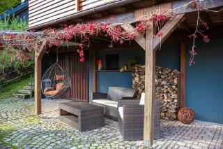 Birkenchalet, idyllisch am Waldrand mit Sauna und Kamin - 9