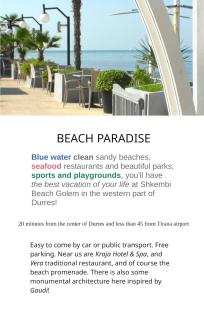 BEACH RIVIERA APARTMENTS "FUN SUN" Durres Shkembi 4 MINUTE WALK TO SEA free parking #1 SEAFOOD RESTAURANT IN ALBANIA NEAR - 9