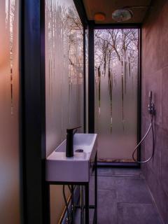 Luxury Mirrored Cabin with Sauna & Plunge Pool - 5