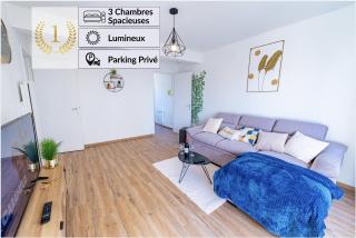 5 lits, T4, 3 chambres, 100m2, Free Parking, Spacieux - 0