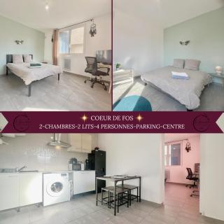 Coeur de Fos-Centre Ville-CLIM-Plages-Parking-4 personnes - 0