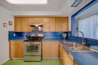 3-story dog-friendly beachfront home with wood stove gas grill deck & views - 2