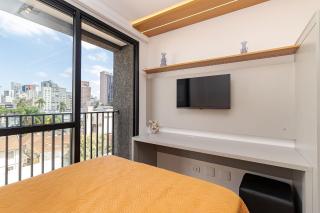 Studio moderno com rooftop e vista incrível - 5