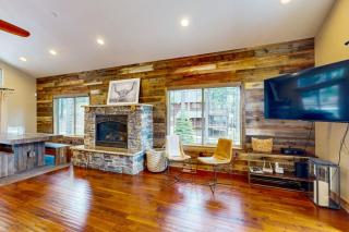 Lavish custom home with private hot tub & 2 living areas - near slopes & lake - 6