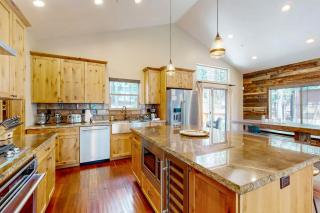 Lavish custom home with private hot tub & 2 living areas - near slopes & lake - 1