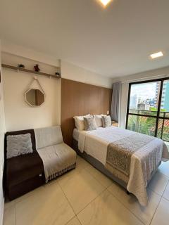 Flat Elegante c/ Piscina Rooftop e Vista Mar - 8