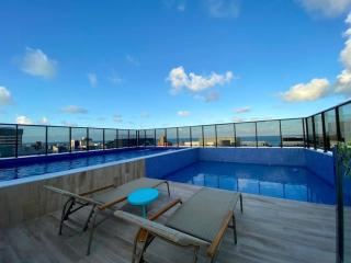 Flat Elegante c/ Piscina Rooftop e Vista Mar - 7