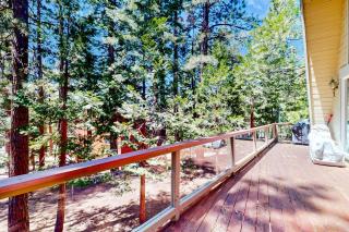 Lake Getaway with trail access forest view deck 2 fireplaces & amenities - 9