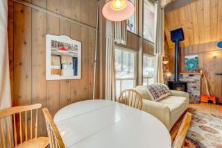 Dog-friendly 2-story cabin with loft fireplace board games & wooded views - 1