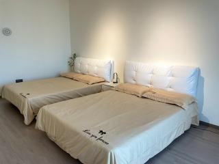 Yue Bamboo Yaju - Welcome Home - 180 square cream color smart big bed room - Large french window - Spacious and bright - Super comfortable mahjong environment - Enjoy cooking fun - 7