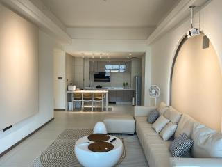 Yue Bamboo Yaju - Welcome Home - 180 square cream color smart big bed room - Large french window - Spacious and bright - Super comfortable mahjong environment - Enjoy cooking fun - 6