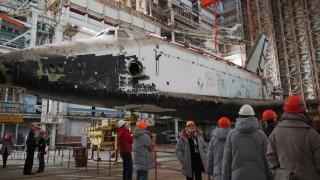 Baikonur with a view of the legendary cosmodrome and Buran - 2