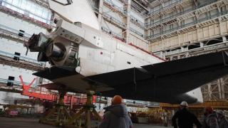 Baikonur with a view of the legendary cosmodrome and Buran - 1