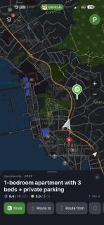 1-bedroom apartment with 3 beds + private parking - 8