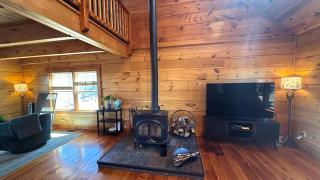 Peaceful Log Cabin on Private Acres with Creek & Pond in Rileyville, Virginia - 6