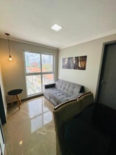 Flat Acolhedor, Vista Piscina - 7