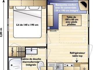 Mobil home - 2 pers. - API-1-52-2184 - 5