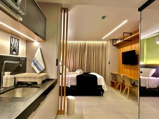 Studio moderno no Sense 211 Wi-Fi rápido em frente a praia - 1